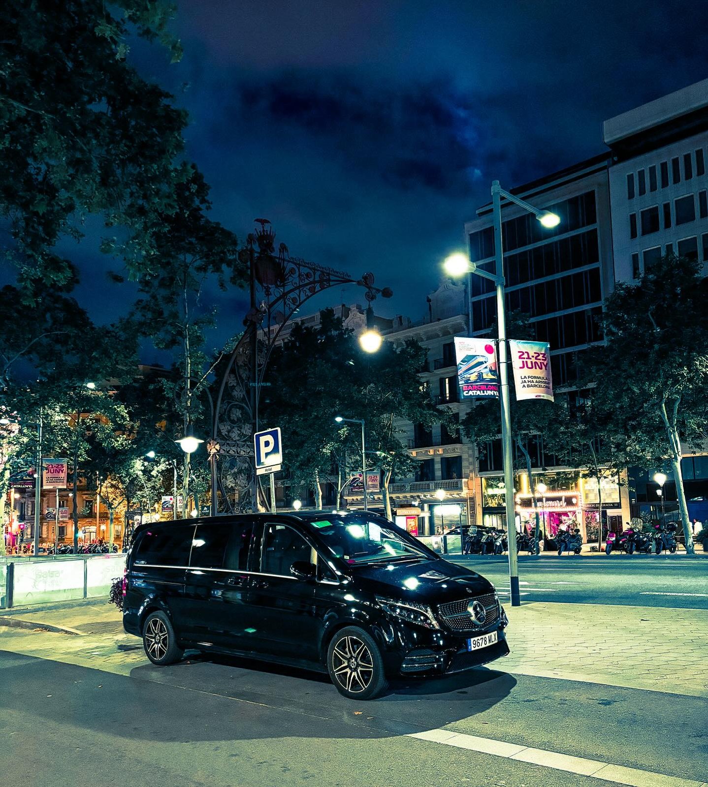 Cena de gala de la F1 en Barcelona: chófer privado en 2024